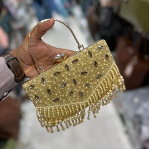 Luxury Trendy Rhinestone Square Shaped Clutch Women's Bag